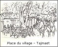 Reconstitution de la Place du village disparue